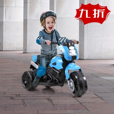 三轮电动童车-蓝色